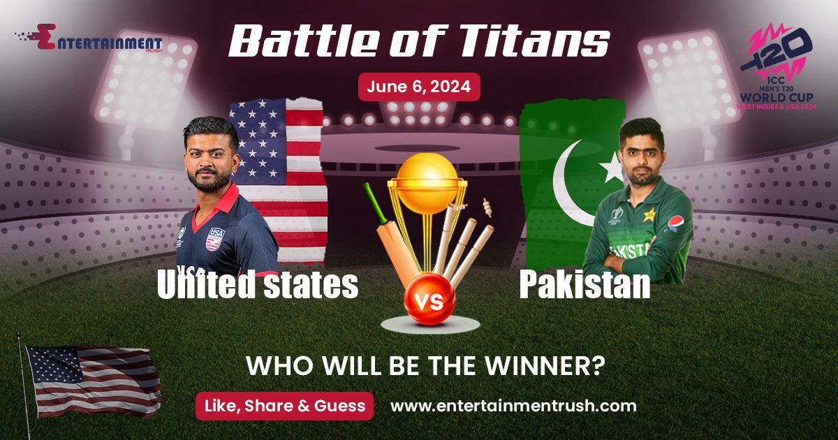 Battle of Titans: Pakistan versus USA - June 6, 2024