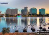 Giant Nutcrackers at Lake Eola in Orlando, Florida